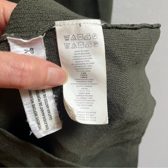 Michael Kors cold shoulder bodycon midi dress Sz M - Picture 9 of 12